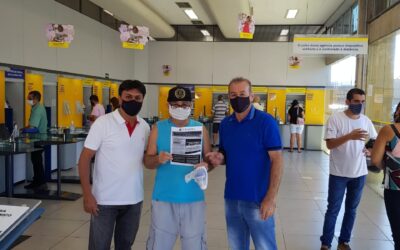 Sindicato faz novo manifesto no Banco do Brasil