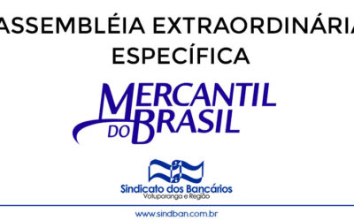 EDITAL ASSEMBLEIA EXTRAORDINÁRIA ESPECÍFICA Banco Mercantil do Brasil