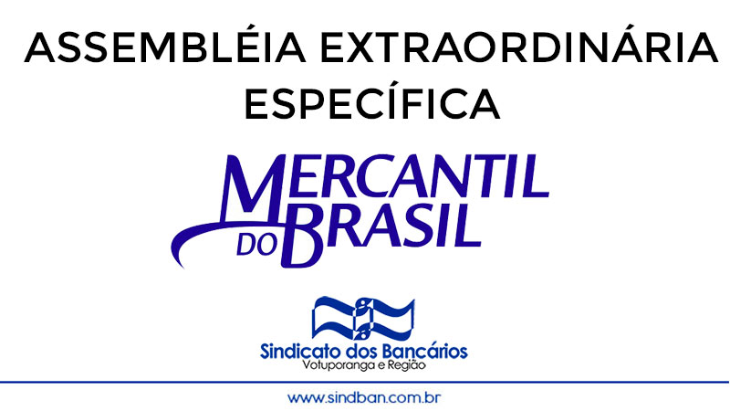 EDITAL ASSEMBLEIA EXTRAORDINÁRIA ESPECÍFICA Banco Mercantil do Brasil