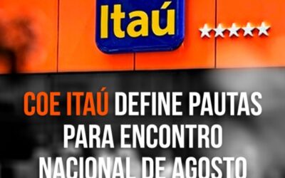 COE Itaú define pautas para Encontro Nacional de agosto