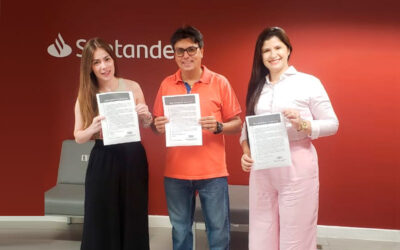 Presidente visita agência em Dia de Luta Santander