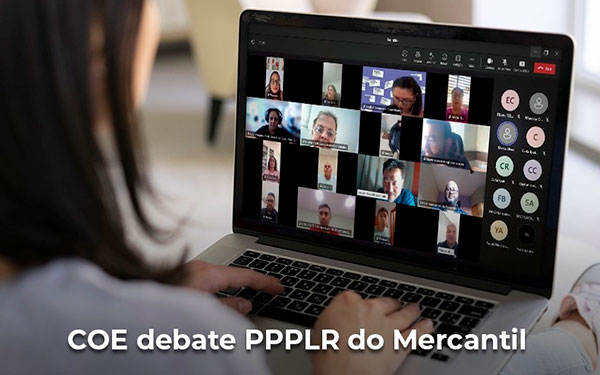 Dirigentes sindicais se reúnem com representantes do Banco Mercantil do Brasil para debater PLR 2023