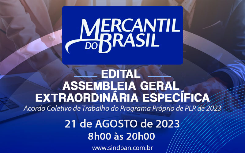 Banco Mercantil – Acordo Coletivo de Trabalho do Programa Próprio de PLR de 2023