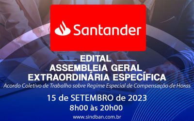 Santander – ASSEMBLEIA GERAL EXTRAORDINÁRIA ESPECÍFICA