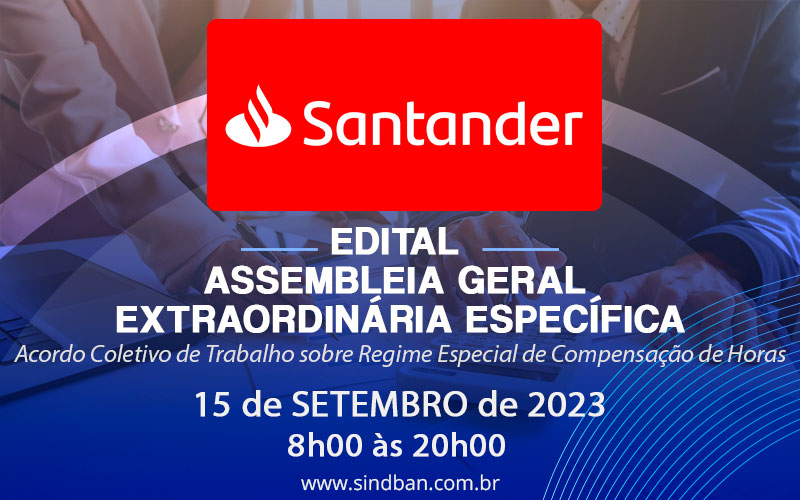 Santander – ASSEMBLEIA GERAL EXTRAORDINÁRIA ESPECÍFICA