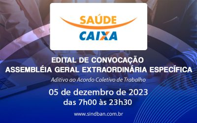 EDITAL DE CONVOCAÇÃO – Saúde Caixa