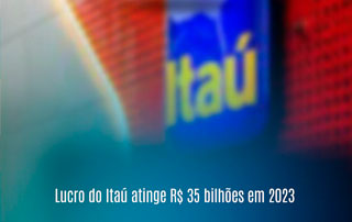 Lucro do Itaú atinge R$ 35 bilhões em 2023 após fechamento de agências e redução de postos de trabalho