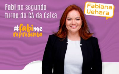 Em primeiro lugar na disputa, Fabiana Uehara vai para o segundo turno da Eleição para o CA da Caixa