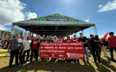 Feeb SP/MS marca presença na Marcha da Classe Trabalhadora e no Seminário Nacional Ampliado