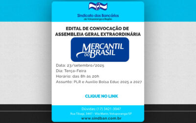 EDITAL DE CONVOC. DE ASSEMBLEIA Banco Mercantil do Brasil