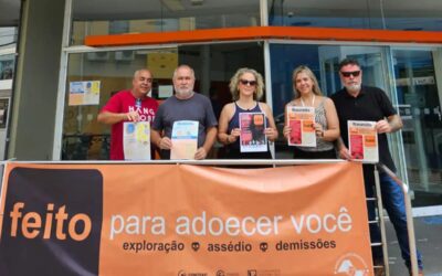 Feeb SP/MS e sindicatos realizam Dia Nacional de Luta do Itaú com mobilizações em todo o estado