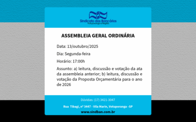 ASSEMBLEIA GERAL ORDINÁRIA