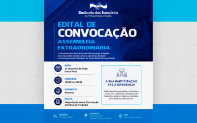 EDITAL DE CONVOCAÇÃO ASSEMBLEIA EXTRAORDINARIA