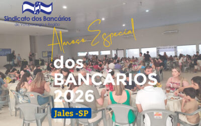 Almoço Especial dos Bancários reúne categoria em Jales
