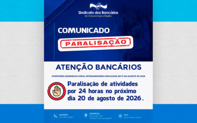 Comunicado Paralização