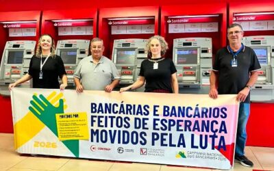 Paralisação fecha 865 agências na base da Feeb SP/MS e demonstra união dos bancários