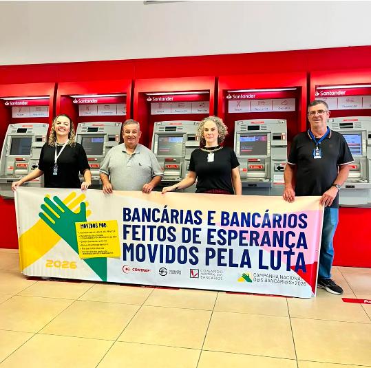 Paralisação fecha 865 agências na base da Feeb SP/MS e demonstra união dos bancários