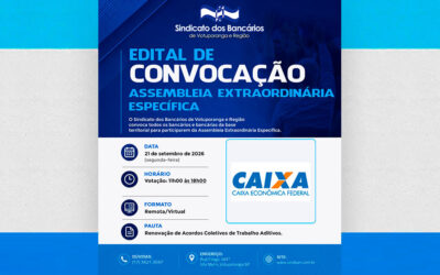 EDITAL DE CONVOCAÇÃO CAIXA
