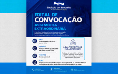 EDITAL DE CONVOCAÇÃO BANCO DO BRASIL GREVE